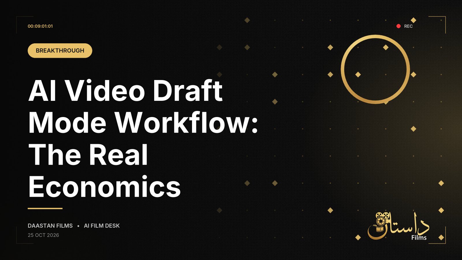 Abstract cinematic representation of digital video iteration and preview lines