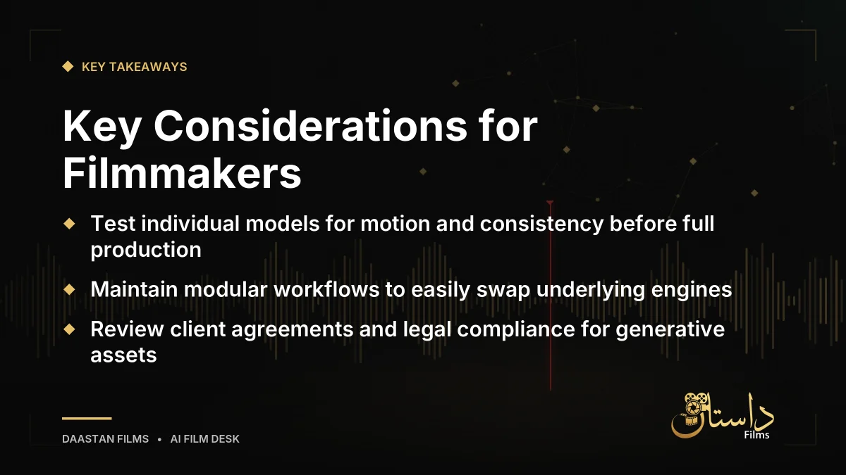 Flowchart representing creative workflow integration for AI video generation