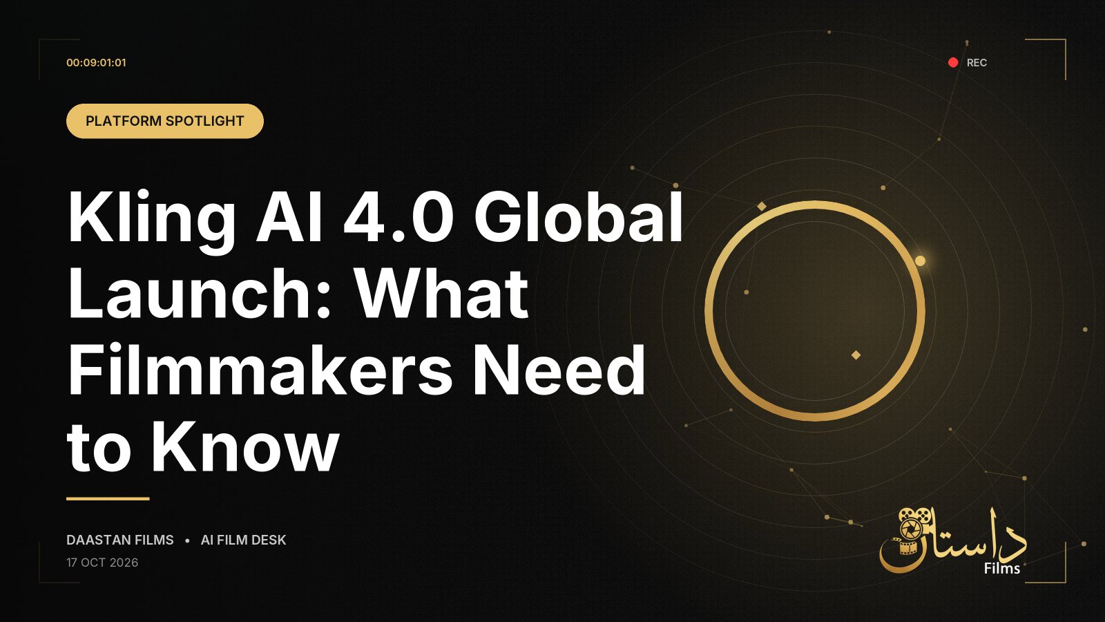 Cinematic abstract representation of digital video generation and motion control